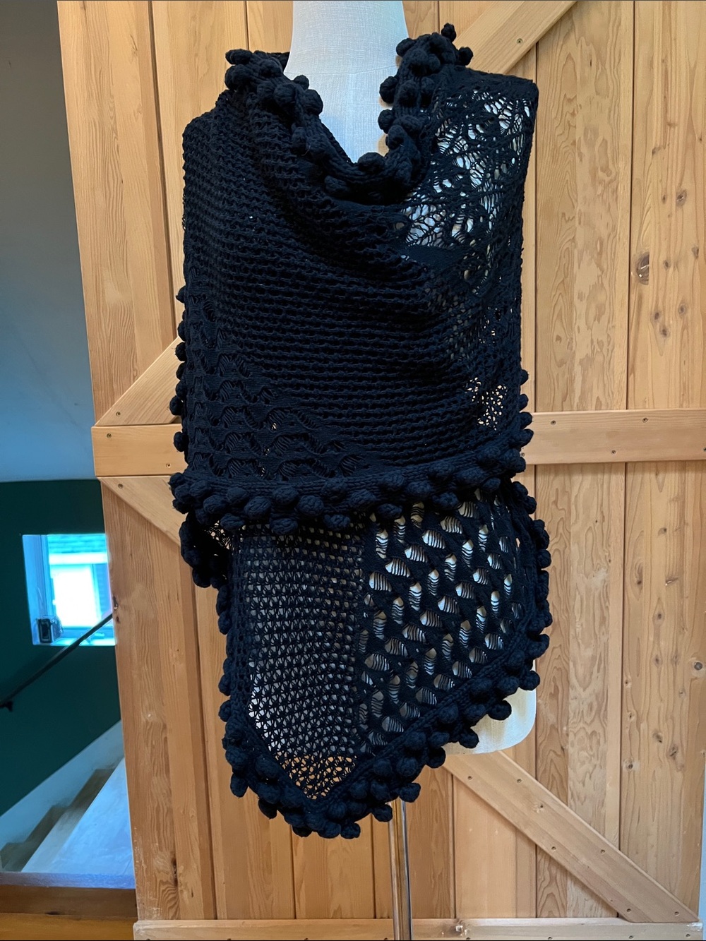 Vintage Catherine Malandrino knit scarf - like new! 2000s